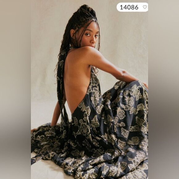 Free People Holding On Convertible Maxi Dress/ size S - Picture 3 of 10